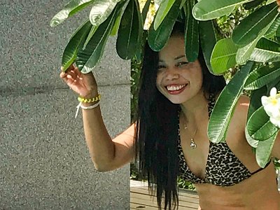 Tik at our rooftop pool